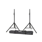 Gemini ST-PACK Tripod Speaker Stand Pair with Carrying Case